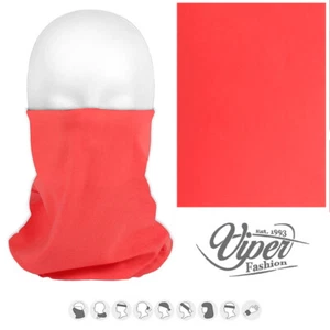 Multifunktionstuch Mehrzweckschal rosa lachsfarben Schlauchschal Bandana - Bild 1 von 2