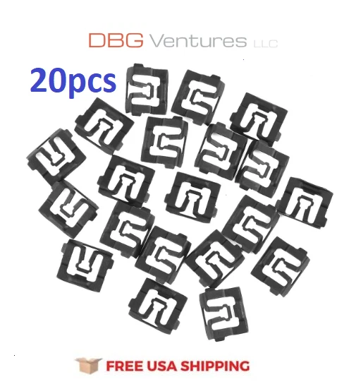 Clips de moldura de ventana trasera para parabrisas Road Runner 1968-1975 20 piezas Foto 1 de 1