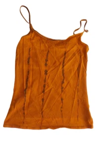 DAMEN FIT TIE DYE SOMMER TRÄGERTOP CAMISOLE BRAUN MIX GRÖSSE 10 B13-10 DAMEN BOHO - Bild 1 von 2