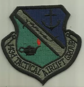 143d TACTICAL AIRLIFT GROUP USAF PATCH AEREO PILOTA AIRFORCE SOLDATO EQUIPAGGIO USA - Foto 1 di 2
