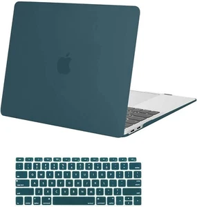 Hard Shell Case For 2019 2018 MacBook Air 13- A2337 A2179 A1932 Cover Deep Teal - Picture 1 of 8
