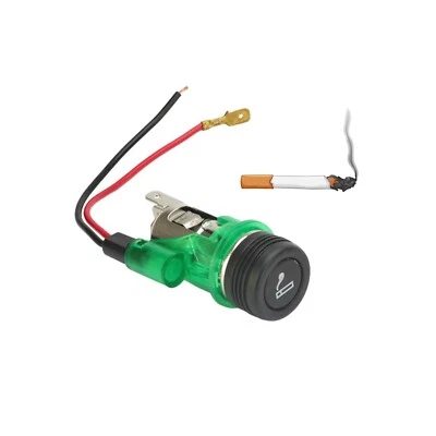 Presa Accendisigari Auto Universale 12v Con Cavi-Spina Elettrica Per Accensione - Immagine 1 di 4