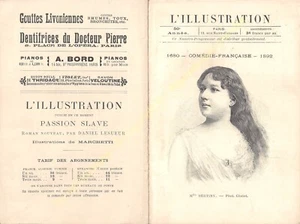 STAR Teatro Comedia Francesa JEANNE BERTINY Actriz Foto CHALOT 1892 - Picture 1 of 2