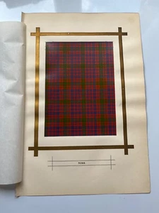 Highland Tartan Ross antique engraving - Picture 1 of 4
