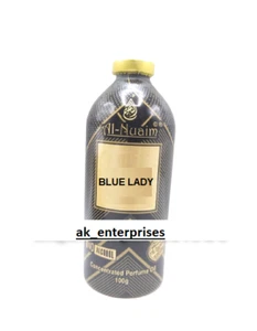 Fresh Concentrated Long Lasting Al Nuaim BLUE LADY Fragrance Perfume Oil Attar - Picture 1 of 5
