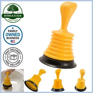 Home Sink Mini Plunger Rubber Small Fast Drains Bathroom Kitchen Shower - Picture 1 of 8