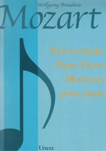 W. A. Mozart - Klavierstücke Urtext - für Klavier pour piano wie neu * * * - Bild 1 von 1