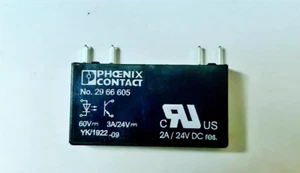 Phoenix Contact n.2966605 60vdc Relè Stato Solido 3A 4 Pin x 1PZ NUOVO - Foto 1 di 3