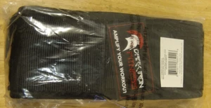 Cinturón de inmersión de fitness de hierro oscuro acolchado de cuero cinturón de levantamiento de pesas con correa PEQUEÑO - Imagen 1 de 8