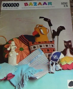 Vintage Patons Knitting & Crocheting Pattern Booklet Novelties for Gifts SC92 - Picture 1 of 11