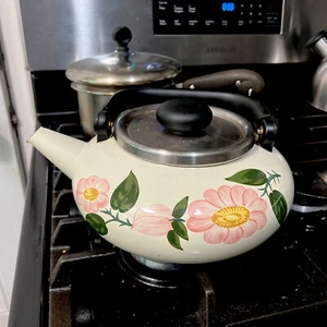 Bollitore Asta Fissler teiera motivo floreale di Villeroy Bosh - Foto 1 di 9