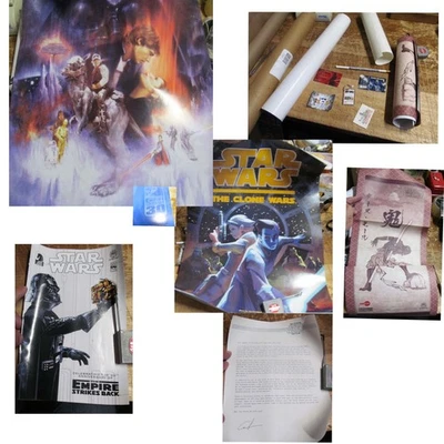 Star Wars ESB Fan Club Memorabilia 2010 cómic carteles Kotobukiya Clone Wars Foto 1 de 3