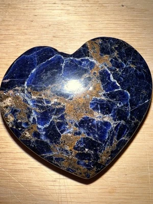 Piedra preciosa cabujón corazón sodalita natural #747 Foto 1 de 4