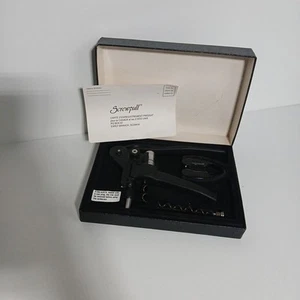 Le Creuset Screwpull Lever Model Wine Opener w/ Foil Cutter And Extra Screw - Picture 1 of 10
