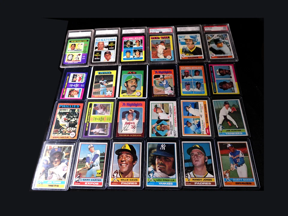 VINTAGE MLB BASEBALL COLLECTION LOT 1971 - 1980 - Image 1 of 4