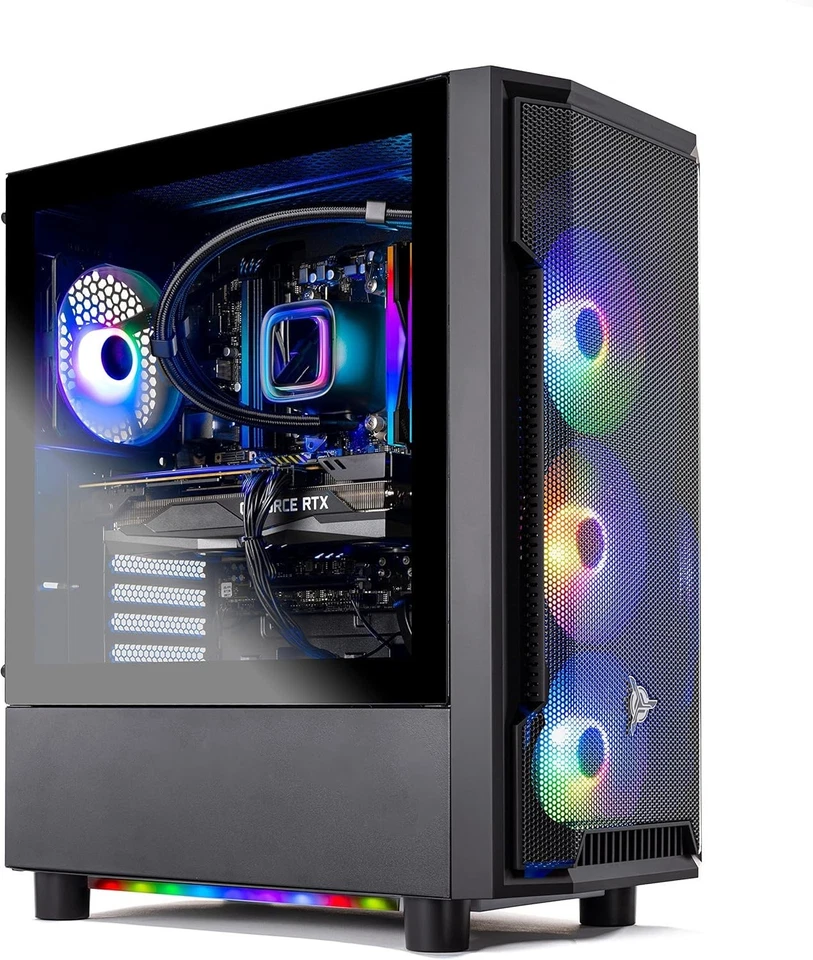 Skytech ARGB Gaming Desktop i7 Computer PC 32GB RAM 1TB SSD RTX 4060 Win11 Wifi6 - Image 1 of 4
