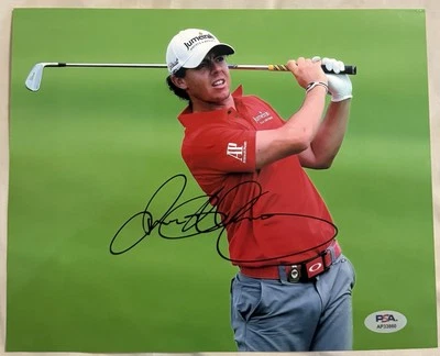 Фотография RORY MCILROY с автографом 8X10 (PSA/DNA) — ЛЕГЕНДА ГОЛЬФА PGA - Изображение 1 из 3