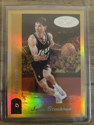 2000-01 NBA Hoops Hot Prospects - John Stockton #96 - Image 1 of 2