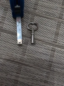 Kleiner Vintage Skelett Schlüssel. Dampfgarer. - Bild 1 von 2