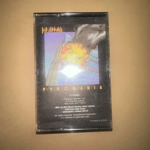 Def Leppard Pyromania Cassette Tape ORIGINAL 1983 Free Shipping OOP - Picture 1 of 4