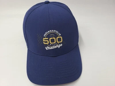 Indianapolis 500 Mile Challenge Festival Strapback Adjustable Hat Cap Indy Blue - Image 1 of 4
