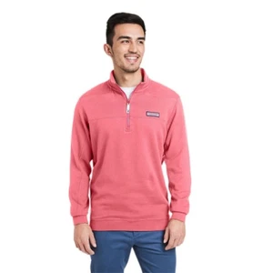 Vineyard Vines 1/2-Zip Collegiate Shep Shirt, NWT - Men’s XL - Jetty Red, Whale - Picture 1 of 8