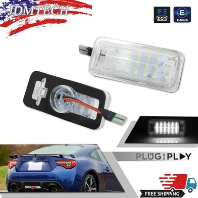 For Subaru BRZ Impreza Legacy Crosstrek WRX or WRX STi LED License Plate Lights - Image 1 of 4