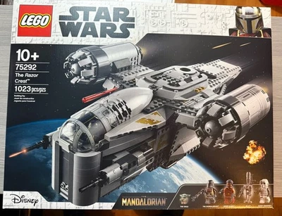 Lego Star Wars The Razor Crest conjunto 75292 Mandalorian novo aposentado lacrado. - Imagem 1 de 4