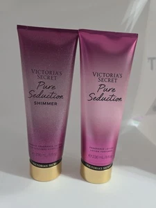 Lot Of 2 Victoria’s Secret PURE SEDUCTION & Shimmer Body Lotion 8 fl.oz - Picture 1 of 11