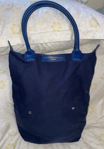 Bolso de Mano WANT Les Essentiels De La Vie Embalable Azul Lona y Cuero O'Hare - Imagen 1 de 11