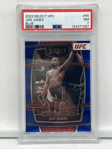 PSA Grado 7 Casi Como Nuevo 2022 Panini Select UFC Jon Jones #55 Azul - ENVÍO GRATUITO - Imagen 1 de 4