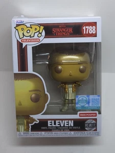 Funko Pop! Stranger Things Eleven #1788 (Metallic Gold)  LE 9500  - Picture 1 of 8