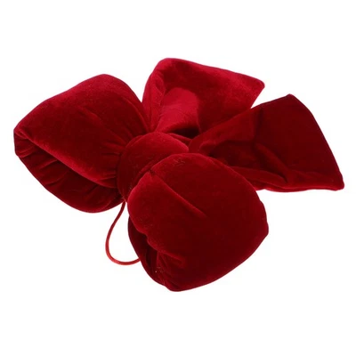 Decorations Noel Pour Sapin Noeuds Rouges Pendants D'arbre Noël - Photo 1/4