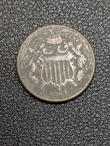 1864 copper Two Cent - Incredible Details! - Old Glory C&C Daily 1c Auction! - Picture 1 of 2