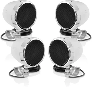 BOSS Audio Systems MC475BA 3” Powered Weatherproof Bluetooth Motorcycle Speakers - Picture 1 of 6