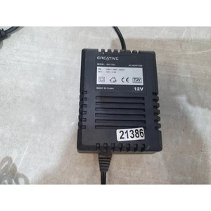 Creative BA-1242 Power Supply AC Adapter Black Portable 12-Volts 4.2-Amp UK Plug - Picture 1 of 7