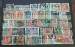 USA , Lot mit älteren Briefmarken - Bild 1 von 1