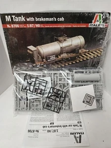 2012 Italeri 1:87 HO #8706 M Tank Car with brakeman's cab - Open box kit - Picture 1 of 4