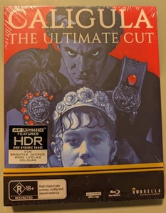 BRAND NEW Caligula : The Ultimate Cut (4K UHD Blu-Ray, 1980) Movie SLIPCASE - Picture 1 of 2
