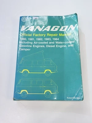 Volkswagen VW Vanagon Official Factory Repair Manual, 1980-1989 Gas Diesel Shop - Image 1 of 4