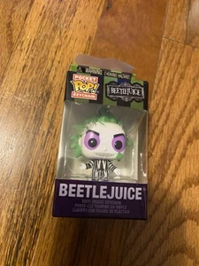 Funko Pocket Pop! Figura de película clásica llavero Beetlejuice NUEVO - Imagen 1 de 5