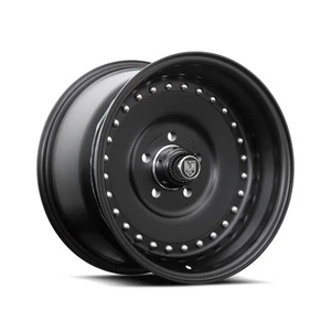 15x7 Centerline Auto Drag 2.0 Satin Black Center and Lip Wheel 5x4.5 (-6mm) - Picture 1 of 5
