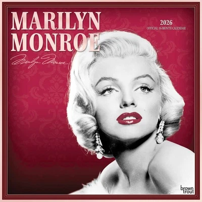 BROWNTROUT PUBLISHERS Marilyn Monroe Calendar 2026 - Entertainment - Month To View