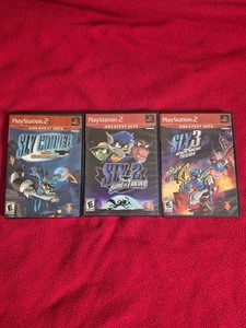 SLY COOPER RED LABEL, PS2 COMPLETE SET, NORTH AMERICAN, TESTED AND WORKING, RARE - Bild 1 von 7