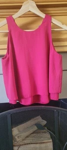 NWOT Guess Halter Red Ruffle Sleeveless Top Blouse XSP - Picture 1 of 3