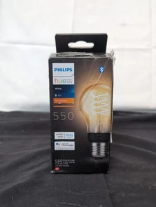 Philips Hue White Filamento Regolare A60 LED Lampadina Smart E27 (DANNEGGIATA CON SCATOLA) - Foto 1 di 2