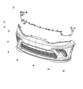 Genuine Mopar Front Fascia Wiring 68470348AA - Picture 1 of 4