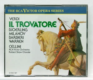 JUSSI BJORLING, ZINKA MILANOV - VERDI Il trovatore Cinch 2xCDs NM - Bild 1 von 2