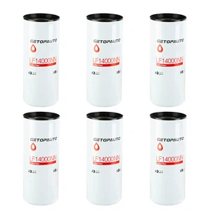 LF14000NN Oil Filter For Cummins ISX ISM QSX QSM QST X15 Replaces 4367100 6 PCS - Picture 1 of 6