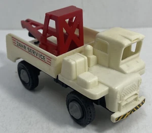 Vintage 70's Plastic Toy Tow Truck 24 Hr Service Truck JAPAN - Picture 1 of 7